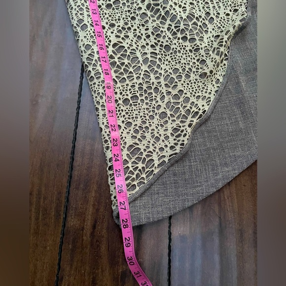Selma Bos Asymmetrical Lace Overlay Skirt (Vintage) - Picture 6 of 9